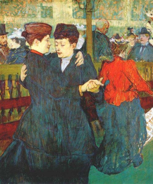 At the Moulin Rouge, Two Women Waltzing